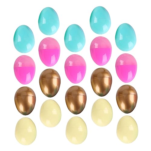 Warmhm 20 Stück Boxen Ostereier Goodies Füller Ei Party Eierdekorateur Karton easter eggs easter egg decoration ostergeschenke verpackung -Süßigkeiten-Boxen Ostervorräte pp von Warmhm