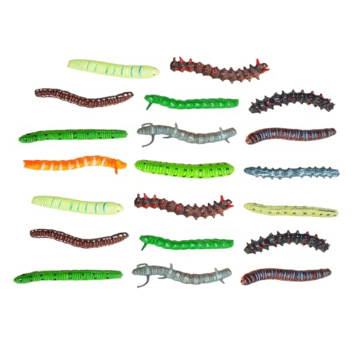 Warmhm 20 Stück Insektenmodell Halloween-Streichspielzeug Halloween-Witzspielzeug Simulation Raupenspielzeug für kinderspielzeug Wurmspielzeug Reptilienspielzeug Plastik Warmhm 20 Stück Insektenmodell Halloween-Streichspielzeug Halloween-Witzspielzeug Simulation Raupenspielzeug für kinderspielzeug Wurmspielzeug Reptilienspielzeug Plastik von Warmhm