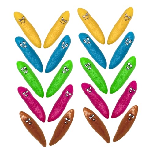 Warmhm 20 Stück Kotschleuderspielzeug für kinderspielzeug Poop Halloween-Kackenspielzeug Poop-Sling-Shot- Schleuder-Poo-Form Poop Launch Warmhm 20 Stück Kotschleuderspielzeug für kinderspielzeug Poop Halloween-Kackenspielzeug Poop-Sling-Shot- Schleuder-Poo-Form Poop Launch von Warmhm