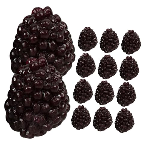Warmhm 20 Stück Künstliche Himbeeren Modell Simulierte Früchte Dekoration für Hochzeit und Veranstaltungen Realistisches Aussehen für Fotodekorationen und Heimverschönerung von Warmhm
