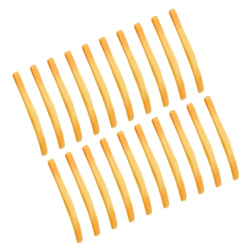 Warmhm Set Mit 20 Lebensechten Pommes Frites Aus PVC Für Die Dekoration Der Spielküche von Warmhm