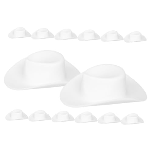 Warmhm 20 Stück Mini-Cowboyhut ausgestopft klein Miniatur Bausatz doll Accessories Puppen Accessoires Puppenhut für DIY austauschbare Puppenhüte Hut für Puppen Plastik Weiß Warmhm 20 Stück Mini-Cowboyhut ausgestopft klein Miniatur Bausatz doll Accessories Puppen Accessoires Puppenhut für DIY austauschbare Puppenhüte Hut für Puppen Plastik Weiß von Warmhm