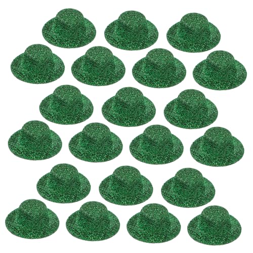 Warmhm 20 Stück Mini-Jazzhut Puppe Miniaturhüte zum Basteln Kleiner Hut Dollhouse Accessories dekoringe kleine hüte als Miniaturhüte für Partys Feiner Farbiger Stoff Dark Green Warmhm 20 Stück Mini-Jazzhut Puppe Miniaturhüte zum Basteln Kleiner Hut Dollhouse Accessories dekoringe kleine hüte als Miniaturhüte für Partys Feiner Farbiger Stoff Dark Green von Warmhm