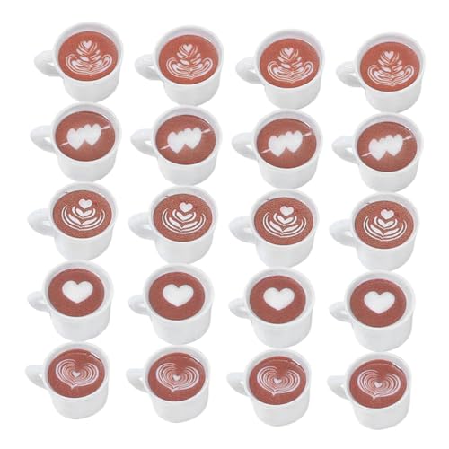 Warmhm 20 Stück Mini-Kaffeetasse Puppenhaus Dekoration Kinderfreundlich Puppenhaus Zubehör Kaffeetassen Dekoration Puppenhaus-Miniaturartikel Puppenhaus-Ornamente Harz Weiß Warmhm 20 Stück Mini-Kaffeetasse Puppenhaus Dekoration Kinderfreundlich Puppenhaus Zubehör Kaffeetassen Dekoration Puppenhaus-Miniaturartikel Puppenhaus-Ornamente Harz Weiß von Warmhm