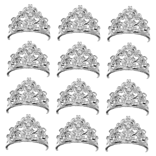 Warmhm 20 Stück Mini-Kronen Puppenaccessoires Puppenkrone Puppenjuwelen Puppenkopfschmuck Haarschmuck für Puppen klein Prinzessin winzige Krone Minikronen zum Basteln Plastik Silver Warmhm 20 Stück Mini-Kronen Puppenaccessoires Puppenkrone Puppenjuwelen Puppenkopfschmuck Haarschmuck für Puppen klein Prinzessin winzige Krone Minikronen zum Basteln Plastik Silver von Warmhm