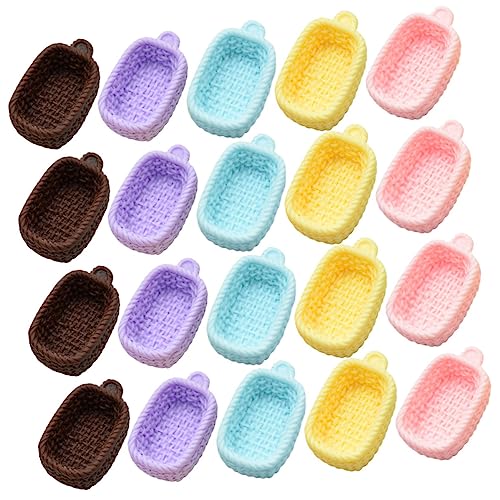 Warmhm 20 Stücke Mini Körbe Für Jungen Und Mädchen Puppenhaus Puppenhaus Miniaturen Miniatur Körbe Decor Ornamente Kinder Spielzeug von Warmhm