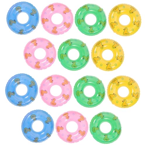 Warmhm 20 Stück Mini- -Schwimmringe Pool Toys for schwimmring Kind Strand spielzeuge Aqua Kid Toys Dusche Schwimmbad Kleiner Schwimmring Badespielzeug pp von Warmhm