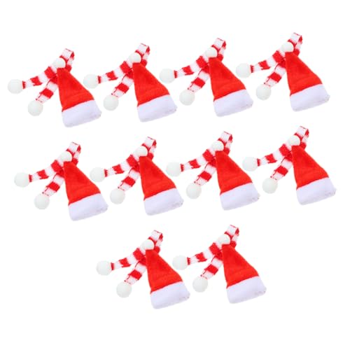 Warmhm 20 Stück Mini Weihnachtsmütze und Schal Teiliges Weihnachtsdekor für Puppen Handgestrickte Weihnachtsornamente für DIY Bastelprojekte Weihnachtsaccessoires für Kreative Dekoration Warmhm 20 Stück Mini Weihnachtsmütze und Schal Teiliges Weihnachtsdekor für Puppen Handgestrickte Weihnachtsornamente für DIY Bastelprojekte Weihnachtsaccessoires für Kreative Dekoration von Warmhm