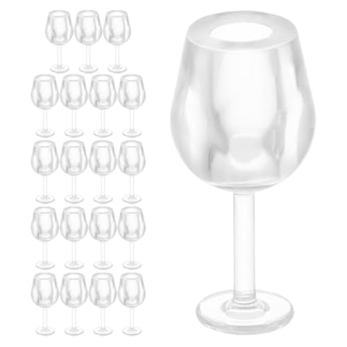 Warmhm 20 Stück Mini-Weingläser Miniatur Maßstab 1:12 Kleine Glasbecher Modell Für Puppenhaus Tisch Küchendekoration Puppenhauszubehör Für Rollenspiel Dekoration Fotografie-Requisiten Warmhm 20 Stück Mini-Weingläser Miniatur Maßstab 1:12 Kleine Glasbecher Modell Für Puppenhaus Tisch Küchendekoration Puppenhauszubehör Für Rollenspiel Dekoration Fotografie-Requisiten von Warmhm