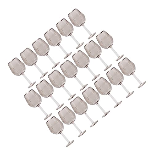 Warmhm 20 Stück Mini Weinglas Miniatur puppenstubenmöbel Dollhouse Furniture Goblets verkleidungsaccessoires Zubehör Mikrobrille Mini- -Foto-Requisiten Plastik Warmhm 20 Stück Mini Weinglas Miniatur puppenstubenmöbel Dollhouse Furniture Goblets verkleidungsaccessoires Zubehör Mikrobrille Mini- -Foto-Requisiten Plastik von Warmhm