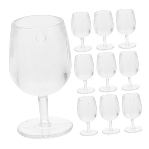Warmhm 20 Stück Mini Weinglas Puppe Zubehör Schlank Miniatur Mini-weinkelch Durchsichtige Weinbecher Aus Kunststoff Minibecher Zum Basteln Plastik Transparent Warmhm 20 Stück Mini Weinglas Puppe Zubehör Schlank Miniatur Mini-weinkelch Durchsichtige Weinbecher Aus Kunststoff Minibecher Zum Basteln Plastik Transparent von Warmhm