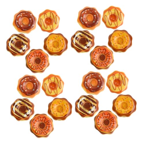 Warmhm Mini-Donut- -Set – 20-teilige Miniatur-Donut-Modelle – Maßstab 112 – Fake-Food-Requisiten – Perfekt Für Bastelprojekte von Warmhm