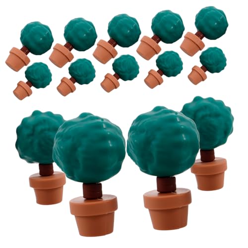 Warmhm 20 Stück Miniaturpflanzen Dekorationen Für Terrarien Puppenhaus-miniaturen Dioramenbedarf Zubehör Für Terrarien Miniaturbäume Zum Basteln Modellbäume Mini-Dinge Green Weiches Gummi Warmhm 20 Stück Miniaturpflanzen Dekorationen Für Terrarien Puppenhaus-miniaturen Dioramenbedarf Zubehör Für Terrarien Miniaturbäume Zum Basteln Modellbäume Mini-Dinge Green Weiches Gummi von Warmhm