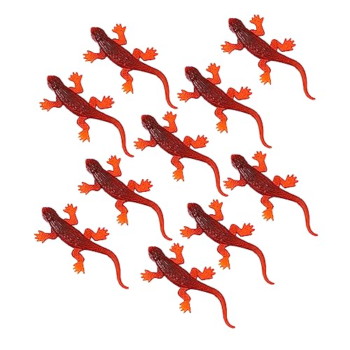 Warmhm 20 Stück Party Partytrick Realistische Gecko Figuren Heimdekoration Gecko Halloween Trick Requisiten Kunststoff Party Gastgeschenke Simulation Reptilien von Warmhm