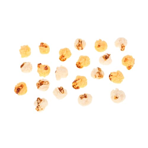 Warmhm 20 Stück Popcorn-Modell Popcorn- Popcornspielzeug Popcorn-Foto-Requisite Künstliche Nahrung Popcorn-Requisite PVC von Warmhm