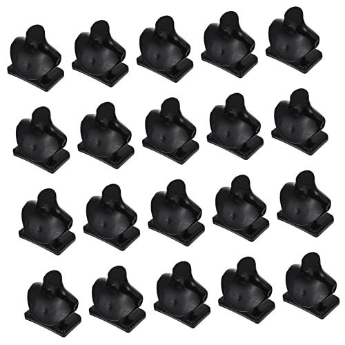 Warmhm 20 Stück Puppenkettenhalter Mini-Kettenhalter Babypuppe Leinen winzig puppenhausmöbel doll Accessories Miniatur-Halskettenmodell Mini-Halskettenmodell anzeigen Plastik Black von Warmhm