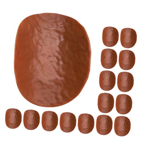 Warmhm 20 Stück Simulierte Kartoffelchips für kollegen küchendekoration Snack-Modell Realistische Snackmodelle künstliche Nahrung Kartoffel Dekorationen Plastikgemüse PVC Coffee von Warmhm