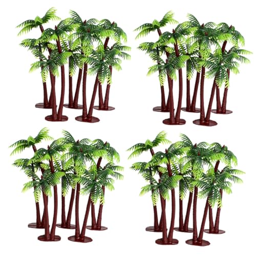 Warmhm 20 Stück Simulierte Kokosnussbäume Aquarium Dekoration Aquarium Verschiedene Künstliche Wasserpflanzen Aquarium Baum Dekoration Landschaft Miniatur Aquarium von Warmhm