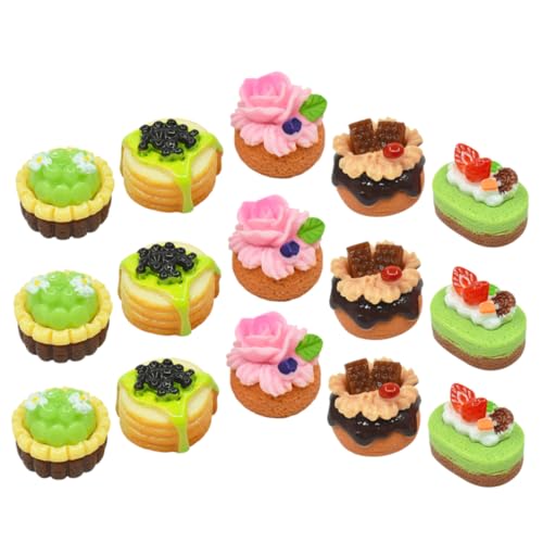 Warmhm 20 Stück Simulierter Obstkuchen gefälschter Dessertkuchen Mini- -Dessert-Modell Mini-Kuchenverzierung Miniatur vorgetäuschter Kuchen Mini -Hausdekorationen Harz Warmhm 20 Stück Simulierter Obstkuchen gefälschter Dessertkuchen Mini- -Dessert-Modell Mini-Kuchenverzierung Miniatur vorgetäuschter Kuchen Mini -Hausdekorationen Harz von Warmhm