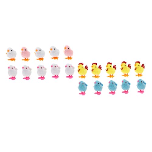 Warmhm 20 Stück Uhrwerk-Küken-Häschen für kinderspielzeug säugling Toys Children Toys Uhrwerkspielzeug zum Thema Ostern Gastgeschenke für Ostern Plastik Warmhm 20 Stück Uhrwerk-Küken-Häschen für kinderspielzeug säugling Toys Children Toys Uhrwerkspielzeug zum Thema Ostern Gastgeschenke für Ostern Plastik von Warmhm