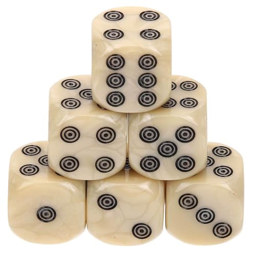 Warmhm 20 Stück Würfel -brettspielzubehör Für Dekorativ Groß Tabletop -zubehör Klein Quadratische Würfel Polyedrische Würfel Standard-spielwürfel Acryl Warmhm 20 Stück Würfel -brettspielzubehör Für Dekorativ Groß Tabletop -zubehör Klein Quadratische Würfel Polyedrische Würfel Standard-spielwürfel Acryl von Warmhm