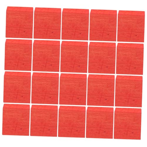 Warmhm 20Stücke Holzklötze DIY Bastelmaterial Quadratische Holzwürfel für Kreative Projekte Erwachsene Fördert Kreativität Feinmotorik von Warmhm