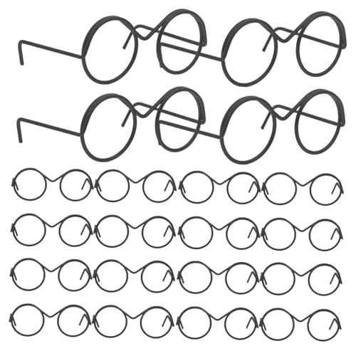 Warmhm 20Stücke Mini Puppengläser Metallrahmen Ohne Gläser Puppenaccessoires Für Kreative Bastelprojekte Puppensonnenbrille Für Puppenkostüme Und Requisiten Warmhm 20Stücke Mini Puppengläser Metallrahmen Ohne Gläser Puppenaccessoires Für Kreative Bastelprojekte Puppensonnenbrille Für Puppenkostüme Und Requisiten von Warmhm