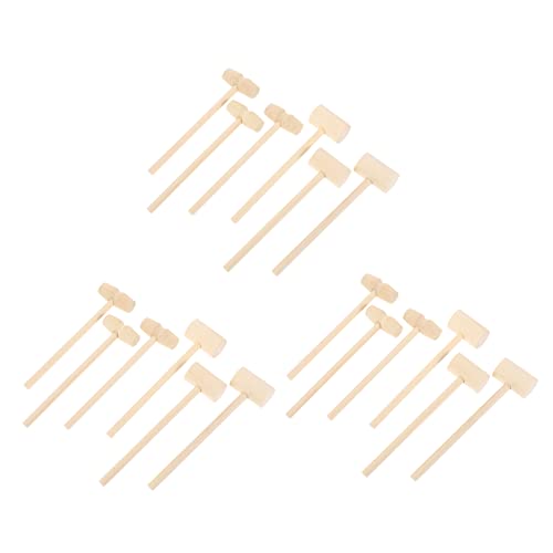 Warmhm 20Stücke Teiliges Mini Holzhammer für Spielhämmer für Kreative Spiele Hand Augen Koordination und Fingerfertigkeit Sicher und Langlebig Warmhm 20Stücke Teiliges Mini Holzhammer für Spielhämmer für Kreative Spiele Hand Augen Koordination und Fingerfertigkeit Sicher und Langlebig von Warmhm