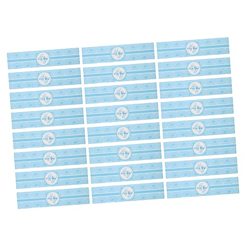 Warmhm 24 Stück Geschlechtsenthüllung Aufkleber Party Deko für Wasserflaschen Gender Reveal Sticker für Babyparty Langlebige Dekorationen für Unvergessliche von Warmhm