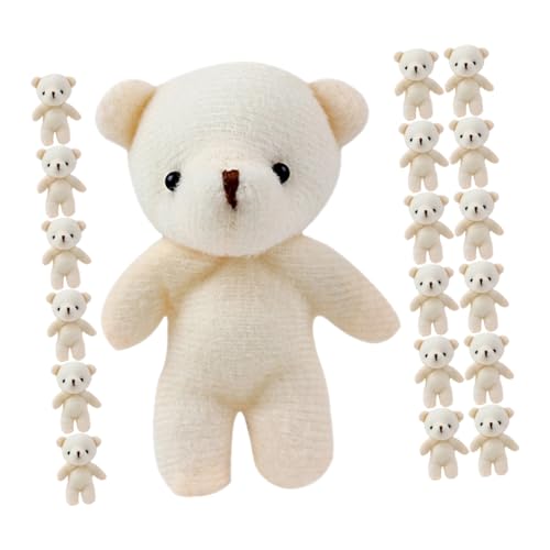 Warmhm 24 Stück Mini Bare Bear Anhänger Schlüsselanhänger Mini-Bär- Tragbarer Bärenanhänger kleine Bärenspielzeuge Schlüsselanhänger-Anhänger PP Baumwolle Weiß Warmhm 24 Stück Mini Bare Bear Anhänger Schlüsselanhänger Mini-Bär- Tragbarer Bärenanhänger kleine Bärenspielzeuge Schlüsselanhänger-Anhänger PP Baumwolle Weiß von Warmhm