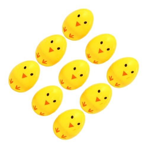 Warmhm 24 Stück Ostern Dekorieren Ei Kinderspielzeug Eier Offenes Ei Ostern Diy Dekorationen Yellow von Warmhm