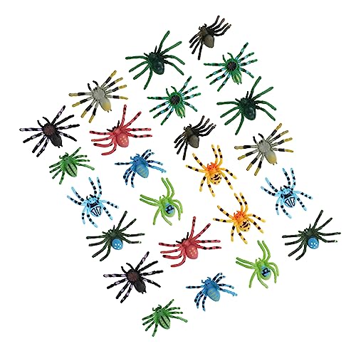 Warmhm 24 Stück Spinnenmodell-Ornamente Figur Halloween Toys Halloween Scherzartikel Halloween Decoration halloweendeko Statuen modellieren Requisiten für Festivalpartys PVC Warmhm 24 Stück Spinnenmodell-Ornamente Figur Halloween Toys Halloween Scherzartikel Halloween Decoration halloweendeko Statuen modellieren Requisiten für Festivalpartys PVC von Warmhm