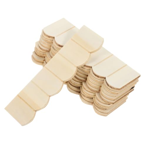 Warmhm 24Stücke Puppenhaus Dachziegel Mini Holz Dachziegel Für DIY Dekoration Original Holzfarbe Für Puppenhäuser Und Kreative Bastelprojekte Warmhm 24Stücke Puppenhaus Dachziegel Mini Holz Dachziegel Für DIY Dekoration Original Holzfarbe Für Puppenhäuser Und Kreative Bastelprojekte von Warmhm
