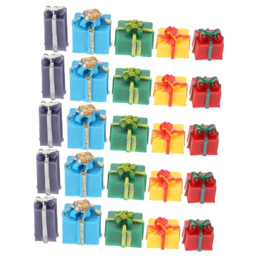 Warmhm 25 Stück Boxen Puppenhaus-weihnachtsdekorationen Weihnachten Miniatur Ding Mini-weihnachtsschmuck Mini-deko-Accessoire Plüsch Mini-zubehör Ornamente Figur Türmodell Harz Warmhm 25 Stück Boxen Puppenhaus-weihnachtsdekorationen Weihnachten Miniatur Ding Mini-weihnachtsschmuck Mini-deko-Accessoire Plüsch Mini-zubehör Ornamente Figur Türmodell Harz von Warmhm