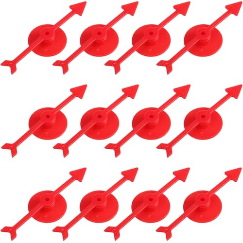 Warmhm 25 Stück Rotierendes Brettspielzubehör Zubehör Für Brettspiele Erwachsene Rad Planke Gaming-zubehör Flipper Plastik von Warmhm
