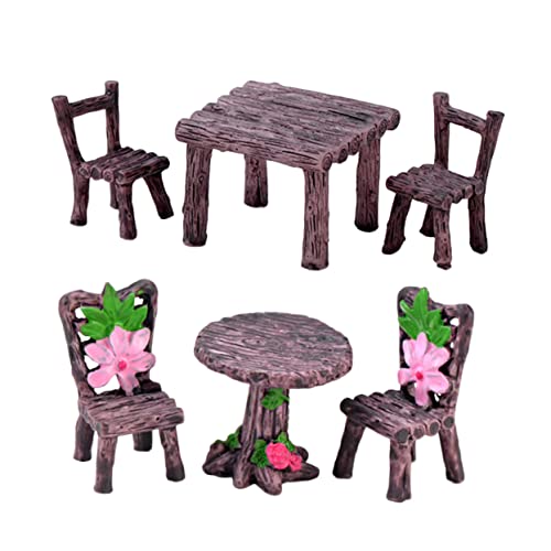 Warmhm 2Sätze Möbel aus Resin Teiliges Tischstuhl für Mikrogarten Dekoration für Miniaturhaus Zubehör Langlebig und Charmant Kreative Gestaltung Warmhm 2Sätze Möbel aus Resin Teiliges Tischstuhl für Mikrogarten Dekoration für Miniaturhaus Zubehör Langlebig und Charmant Kreative Gestaltung von Warmhm