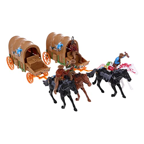 Warmhm 2Sätze Western Cowboy Wagenmodelle Mit Puppen Cowboy Kultursammlung Detailreiche Plastikkutschen Modelle Für Ergänzung Für Puppenhaus Und Spielzeugwelten Warmhm 2Sätze Western Cowboy Wagenmodelle Mit Puppen Cowboy Kultursammlung Detailreiche Plastikkutschen Modelle Für Ergänzung Für Puppenhaus Und Spielzeugwelten von Warmhm
