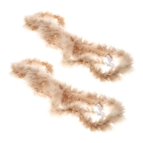Warmhm 2Stücke Boa für DIY Kostüme Leichte Dekoration für Halloween Karneval und Bühnenauftritte Partys und Kreative Projekte von Warmhm