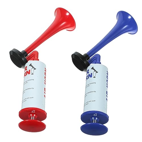Warmhm 2Stücke Fußball Fan Trompete Air Horn Handpumpe Lufthorn für Sportevents Festivals und Partys Leichtgewichtige Signalhörner für Lautstarke Unterstützung und Feiern Warmhm 2Stücke Fußball Fan Trompete Air Horn Handpumpe Lufthorn für Sportevents Festivals und Partys Leichtgewichtige Signalhörner für Lautstarke Unterstützung und Feiern von Warmhm