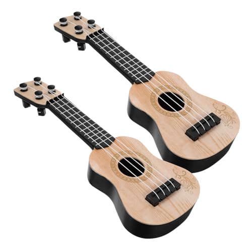 Warmhm 2Stücke Kunststoff Ukulele für Saitige Gitarre für Anfänger Musikinstrument zur Musikalischen Kleinkinder und Musikliebhaber Cremefarben Warmhm 2Stücke Kunststoff Ukulele für Saitige Gitarre für Anfänger Musikinstrument zur Musikalischen Kleinkinder und Musikliebhaber Cremefarben von Warmhm
