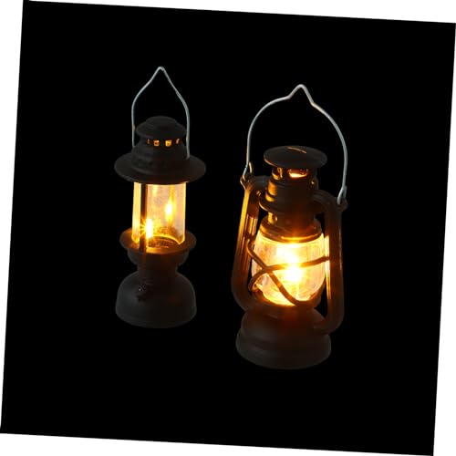 Warmhm 2Stücke Lampen Dekorative Puppenhaus Ornamente Nostalgische Lampe Für Festtagsdekoration Und Kreative Räume Warmhm 2Stücke Lampen Dekorative Puppenhaus Ornamente Nostalgische Lampe Für Festtagsdekoration Und Kreative Räume von Warmhm