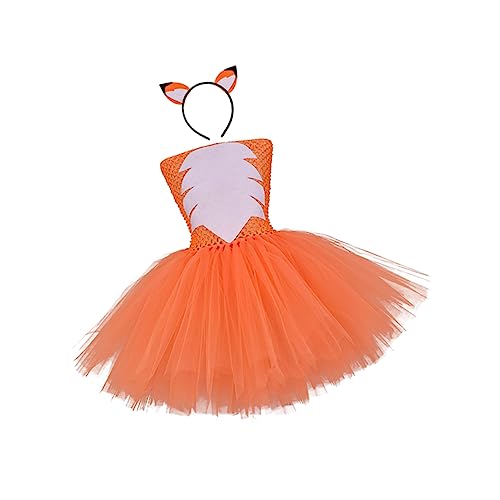 Warmhm 2Stücke Mädchen Fuchs Kleid mit Haarband Cosplay Party Kostüm für Monate Süßes Prinzessin Outfit für Anlässe Wie Geburtstagsfeiern und Fotoshootings Warmhm 2Stücke Mädchen Fuchs Kleid mit Haarband Cosplay Party Kostüm für Monate Süßes Prinzessin Outfit für Anlässe Wie Geburtstagsfeiern und Fotoshootings von Warmhm