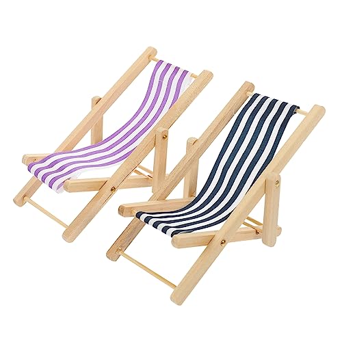 Warmhm 2Stücke Mini Strandstuhl Modell für Puppenhaus Faltbare Möbel im Maritimen Stil Dekoratives Zubehör für Miniaturwelten und Kreative Gestaltung Warmhm 2Stücke Mini Strandstuhl Modell für Puppenhaus Faltbare Möbel im Maritimen Stil Dekoratives Zubehör für Miniaturwelten und Kreative Gestaltung von Warmhm