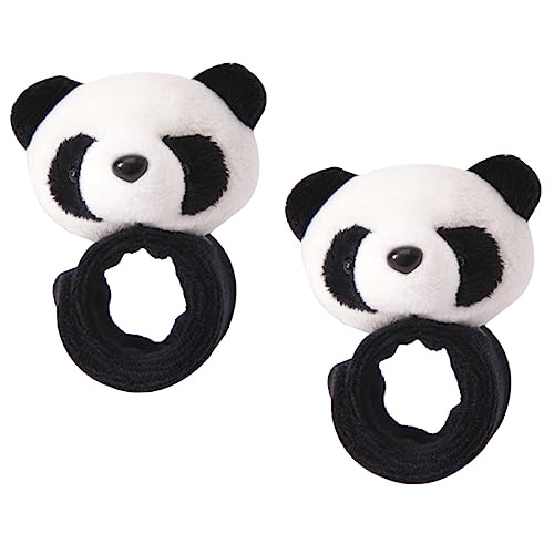 Warmhm 2Stücke Panda Plüsch Slap Armbänder Dekorative Schnapparmbänder für Hautfreundlich für Partys und Panda Design Langlebig und Sicher von Warmhm