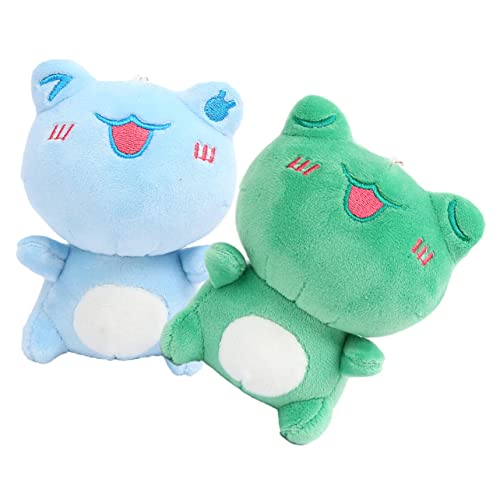 Warmhm 2Stücke Plüsch Froschtasche Anhänger Weiche Schlüsselbund Puppen für Süßes Stofftier Design für Jungen Warmhm 2Stücke Plüsch Froschtasche Anhänger Weiche Schlüsselbund Puppen für Süßes Stofftier Design für Jungen von Warmhm