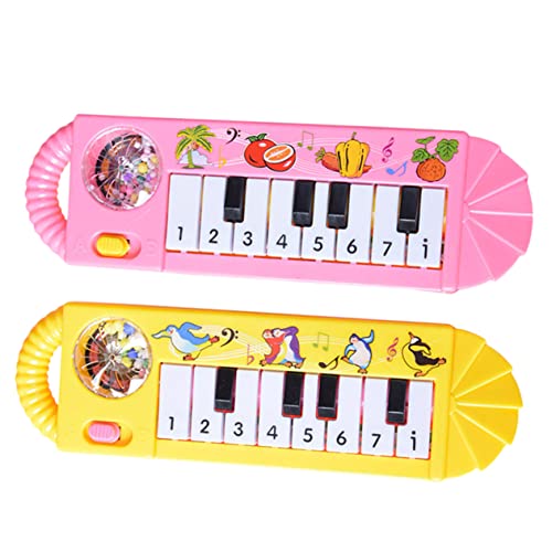 Warmhm 2Stücke Tasten Elektronische Klavier Für Cartoon Musikspielzeug Für Frühe Bildung Musikinstrumente Für Kleinkinder Zufällige Farben Ohne Batterie Warmhm 2Stücke Tasten Elektronische Klavier Für Cartoon Musikspielzeug Für Frühe Bildung Musikinstrumente Für Kleinkinder Zufällige Farben Ohne Batterie von Warmhm