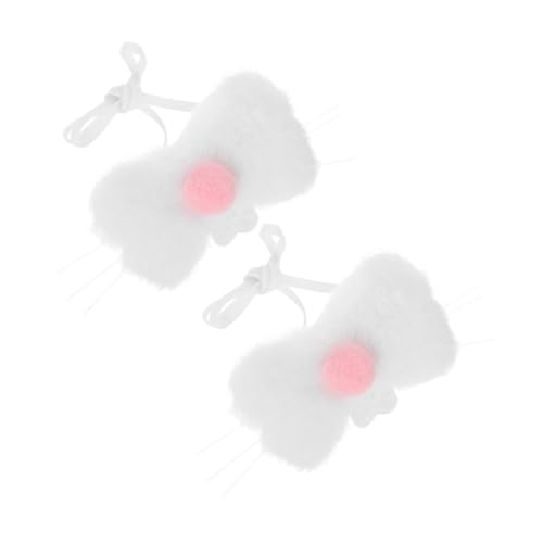 Warmhm 2st Hasennase Hasenkostüme Ostern Tierkostüm Hasenohren Für Erwachsene Osterhasenmaske Kaninchen-cosplay-requisiten Kaninchen-halloween-kostüme Für Hasen Hasen-cosplay Plüsch Weiß Warmhm 2st Hasennase Hasenkostüme Ostern Tierkostüm Hasenohren Für Erwachsene Osterhasenmaske Kaninchen-cosplay-requisiten Kaninchen-halloween-kostüme Für Hasen Hasen-cosplay Plüsch Weiß von Warmhm