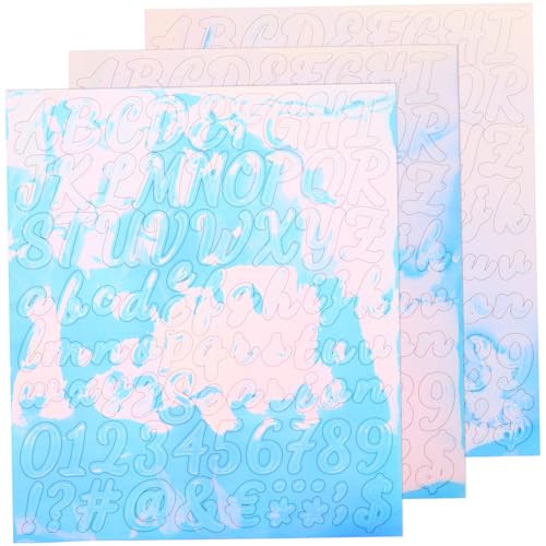 Warmhm 3 Blätter Briefkasten Aufkleber Selbstklebende Sticker für Adressierung Beschriftung und Kreative Bastelprojekte von Warmhm