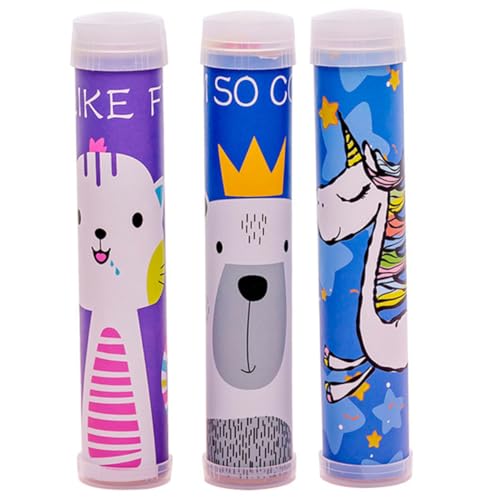 Warmhm 3 Sätze Kaleidoskop-Materialpaket -Kaleidoskop- Bastelset für Kaleidoskop für Erwachsene Kaleidoskopzubehör Kaleidoskope für Kaleidoskop-Kits Plastik von Warmhm