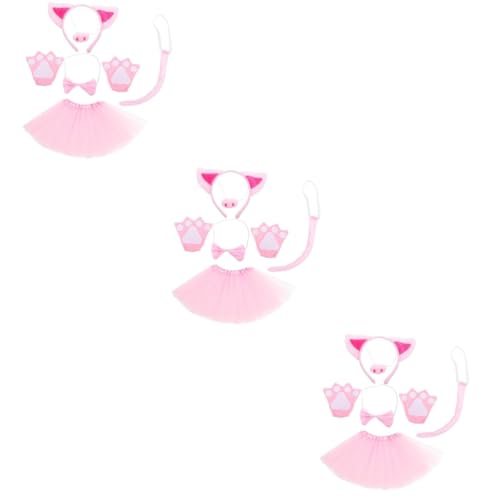 Warmhm 3 Sätze Rosa Schweinohr -Kopfschmuck Kostüme Party Mädchen Schweinohren Stirnband Rosa Schweinekostüm Cartoon-Kostüm für Bühnenleistung Kostüm tierische stirnbänder Plüsch Warmhm 3 Sätze Rosa Schweinohr -Kopfschmuck Kostüme Party Mädchen Schweinohren Stirnband Rosa Schweinekostüm Cartoon-Kostüm für Bühnenleistung Kostüm tierische stirnbänder Plüsch von Warmhm
